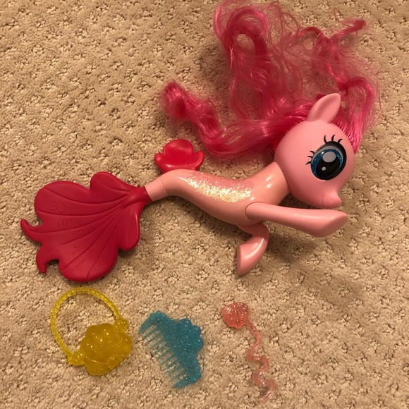 SOLD - My Little Pony: The Movie Glitter & Style Seapony Pinkie Pie - Picture 5 of 6